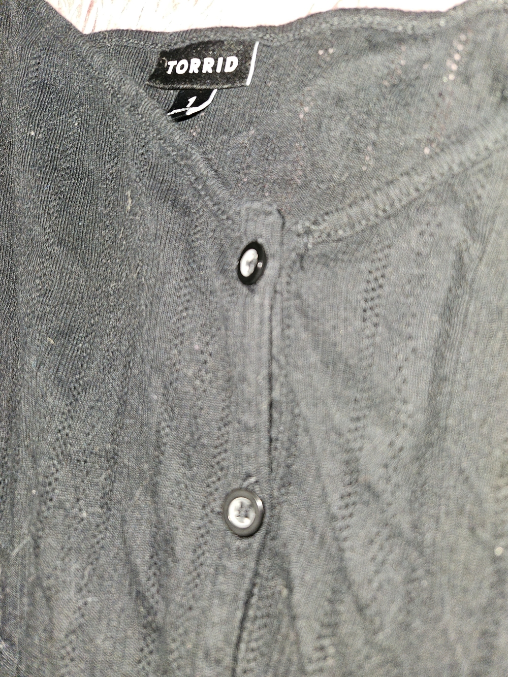 Torrid✨️Black Button-Front Tank - Picture 2 of 9